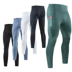 Gym Heren Fitness Hardlopen Sportbroek Atletiek Strakke legging Jogging Skinny Yoga Compressiebroek Lycra Joggingbroek Droge pasvorm