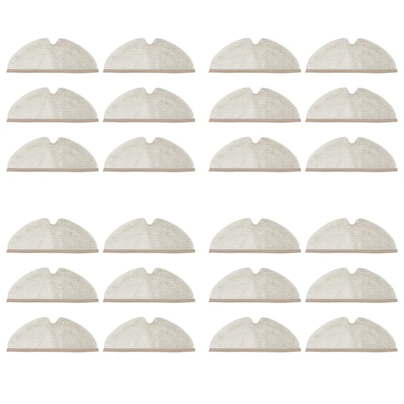

ABRW-24Pcs Mop Cloths Rags Accessories For Xiaomi Roborock S5 Max S6 Pure S6 Maxv S5 S51 S50 S55 E25 E35 Vacuum Cleaner Parts