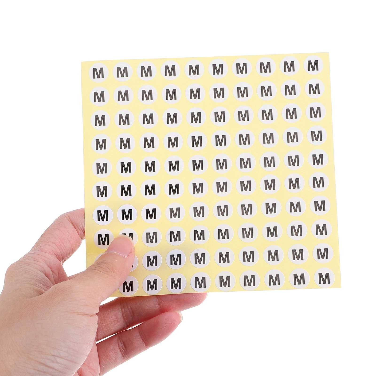 7000 Pcs 의류 크기 레이블 마커 스트립 스티커 스티커 코팅 용지 의류 태그 태그