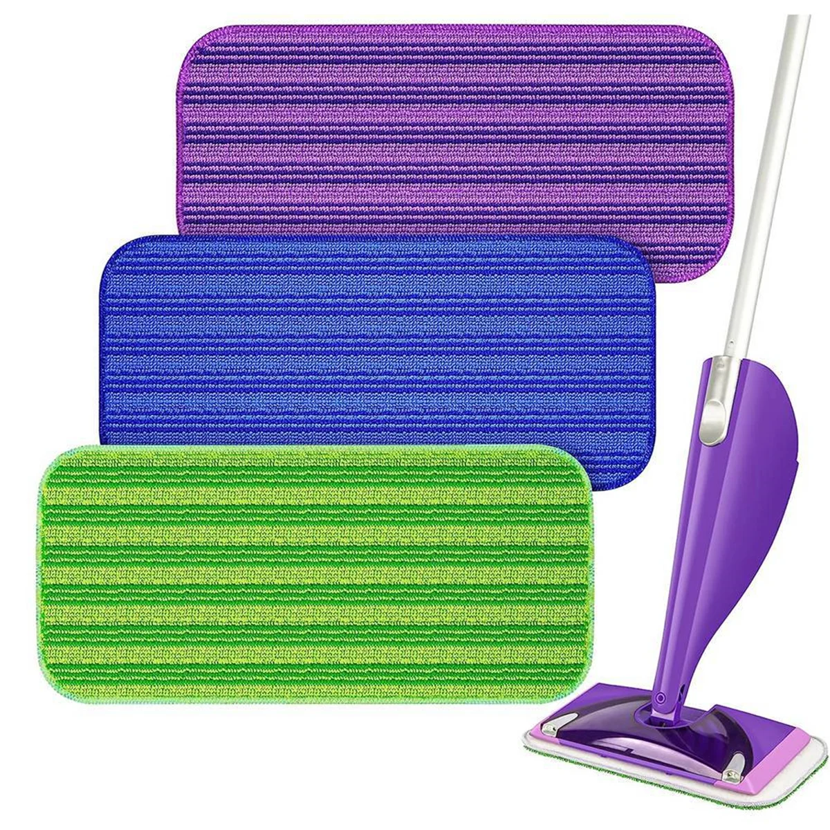 Горячая новинка для Swiffer 12-дюймовая швабра WetJet, многоразовые подушечки для швабры, сменные подушечки для швабры из микрофибры, сменные подушечки для влажной и сухой швабры