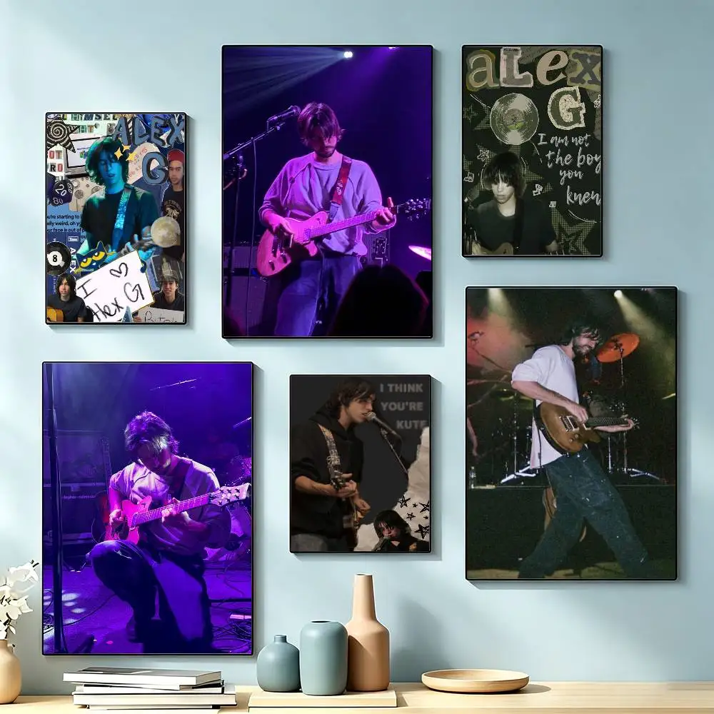 A-Alex G Album Poster High Quality Dorm Living Room Aesthetic Wall Decoration Painting Stickers Gift