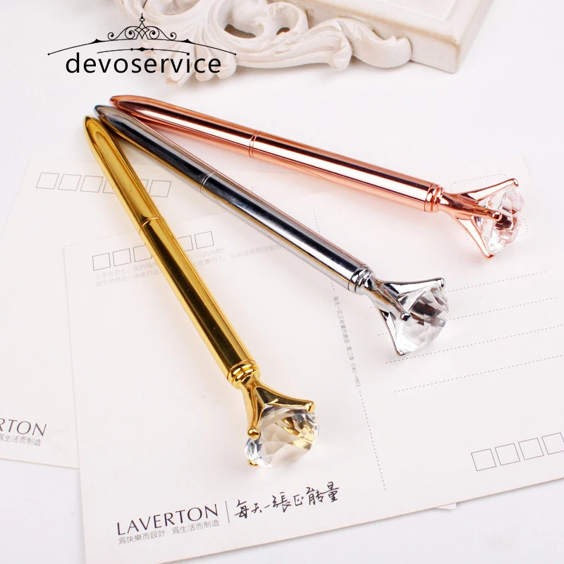 

4pcsNovelty Crystal Ballpoint Pen Fashion Girls Diamond Metal Ball Pen Material Escolar Caneta Kawaii Luxury Stylo Bille Gift
