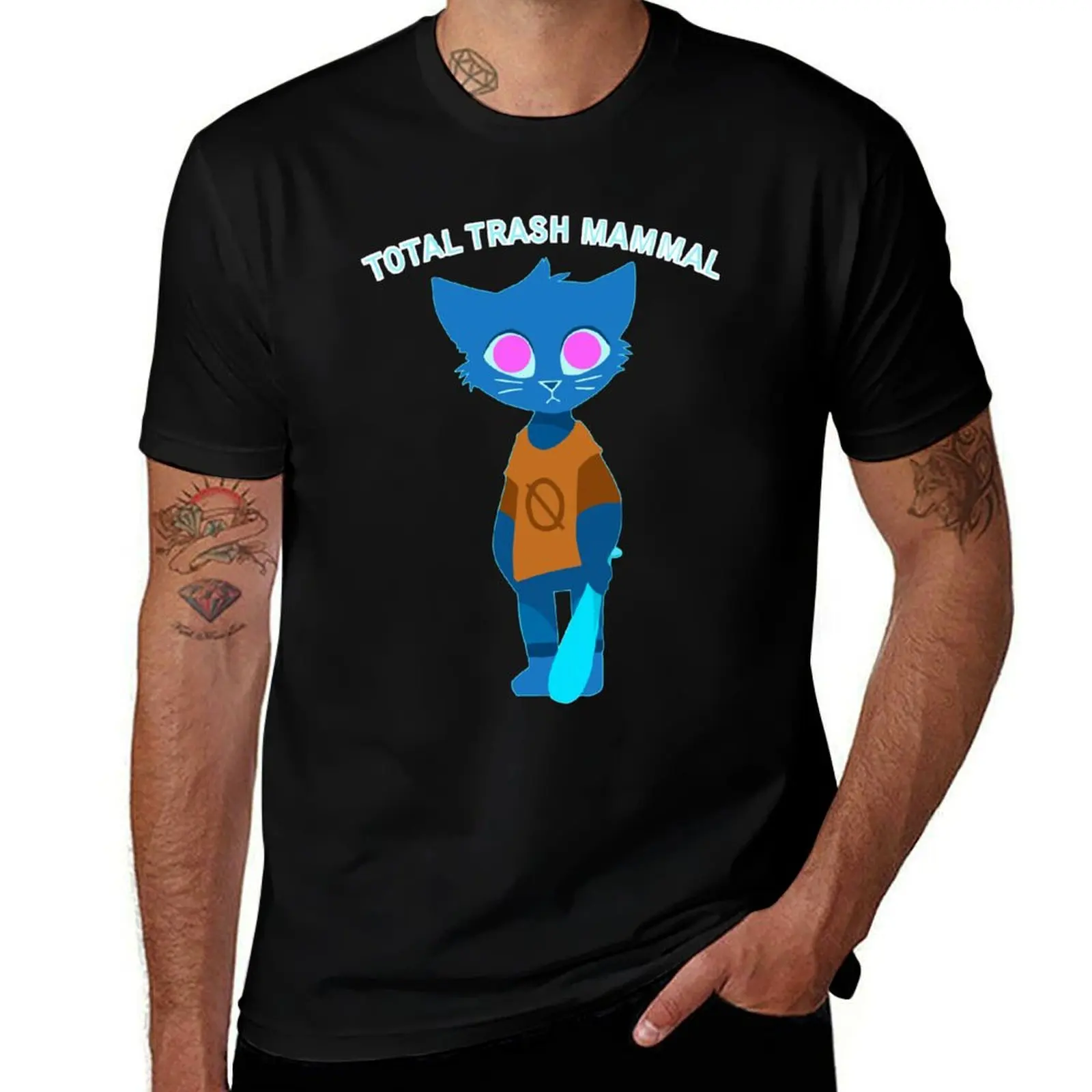 Total Trash Mammal T-Shirt Fashion Simple Casual Tee Shirt T-Shirt