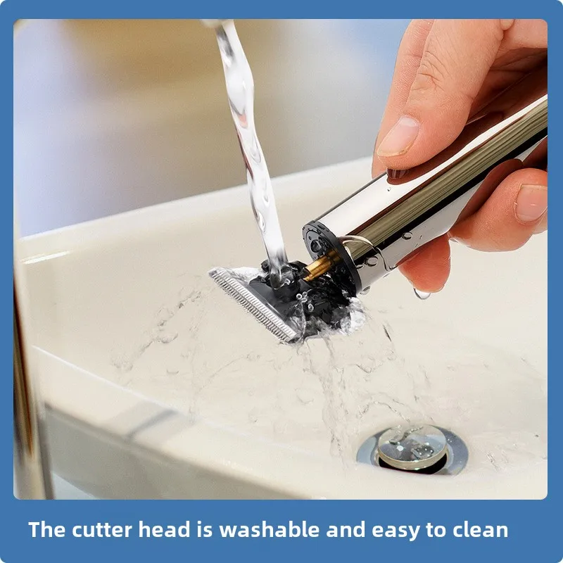 Men's Professional Hair Clipper USB Charging Hair Trimmer Electric Hair Cutting Machine Vintage Hair