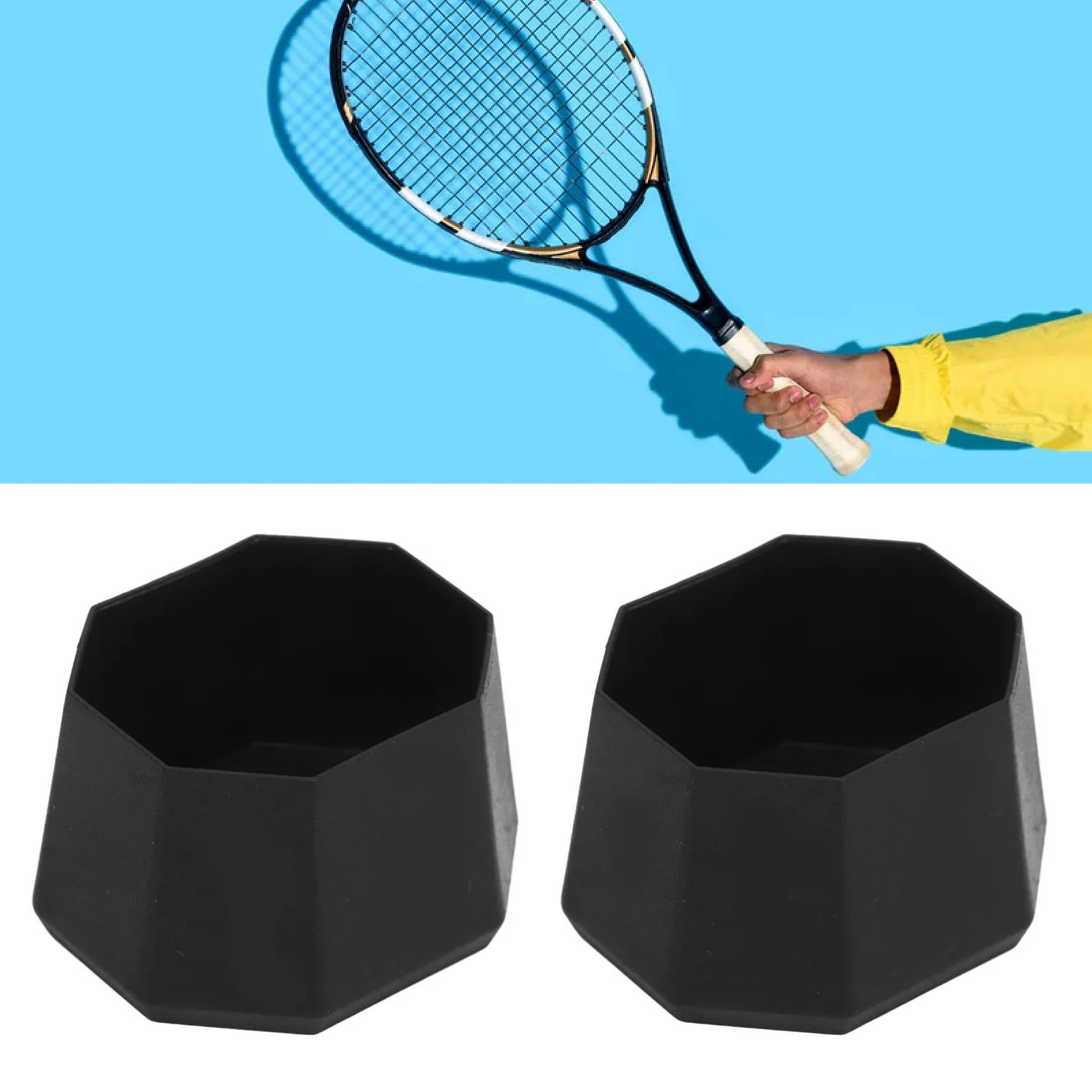 2 stücke Tennis schläger Butt Cap Tennis Tennis schläger Silikon End abdeckung für Racquetball Schläger