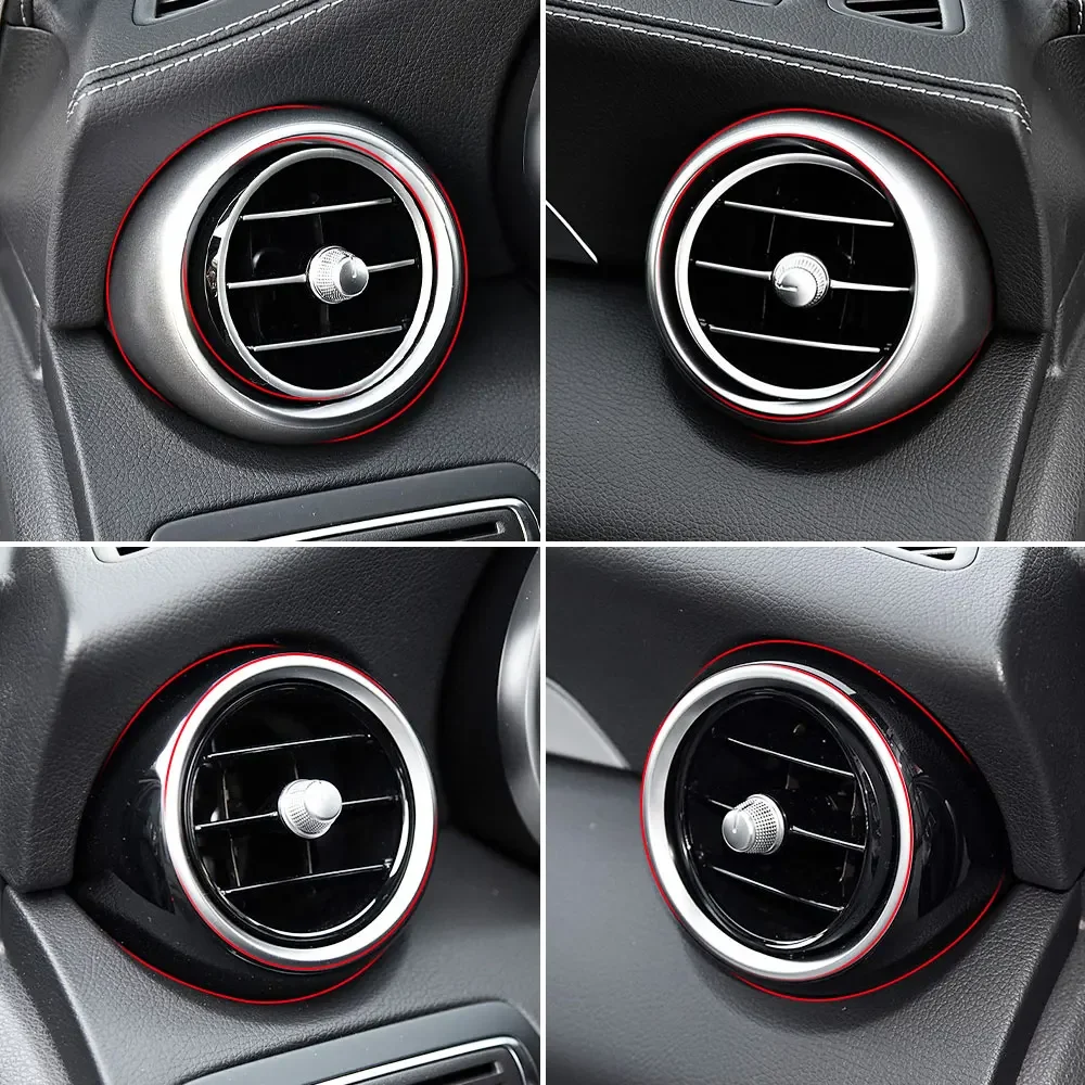 Dla Mercedes W205 W253 Samochodowa Kratka Nawiewu Klimatyzacji Pierścień Zewnętrzny Ramka Zewnętrzna Pokrywa Dla Benz Klasy C GLC C180 C200 GLC300