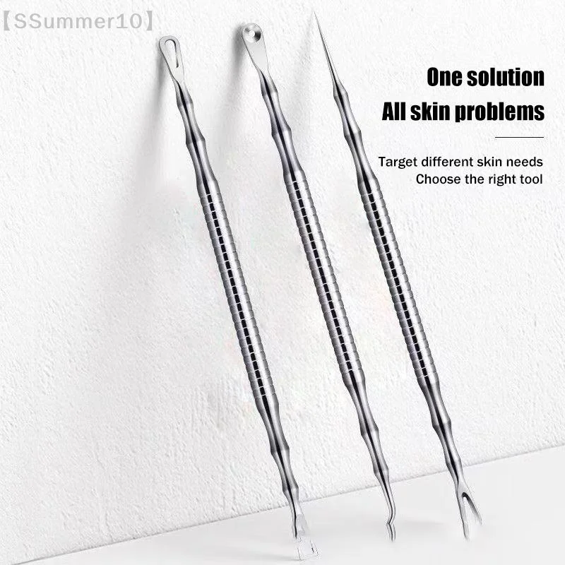 

【SSummer10】Acne Blackhead Removal Needle Tweezers - Pimple Extractor Tool Beauty Artifact Blemish Remover【SS】