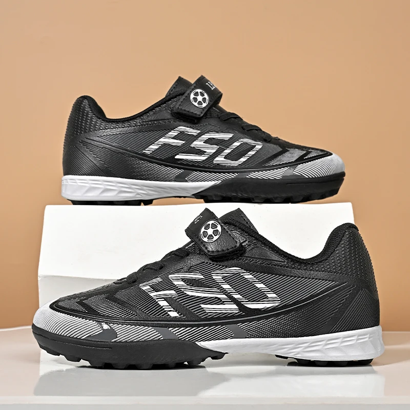 

Kids Soccer Shoes Cleats Professional School Football Boots Grass Training Sport Footwear Boys Outdoor Futsal Soocer Boots 30-38