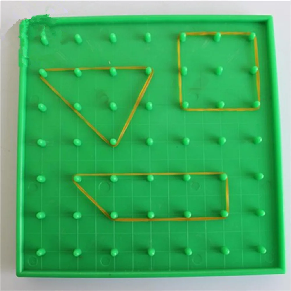 Children Educational Aids Plastic Nail Plate Mathematics Teaching Instrument Primary Mathematics Nailboard Tools Geometry Demo