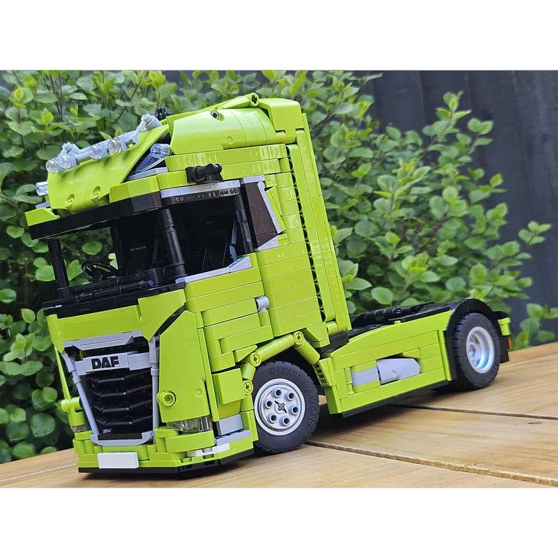 Building Block MOC-178876 Semi-trailer Truck Front Splicing Model Children Boys Puzzle Education Birthday Christmas Gift