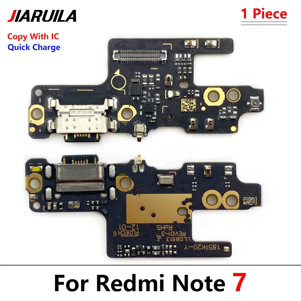 USB Charger Type-C Flex Cable Panel With IC Fast Charging Dock Port Board Connector For Xiaomi Redmi Note 7 8 9 10 11 12 ProPlus