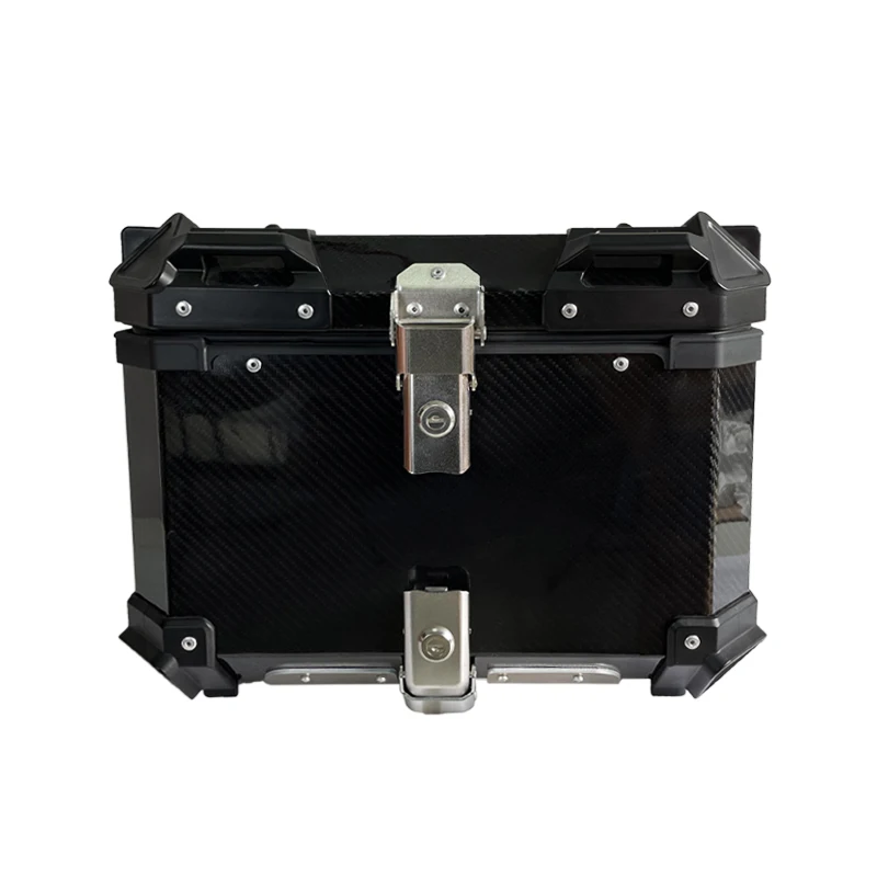 

New carbon fiber material motorcycle accessory Waterproof top box motorcycle Original Motorcycle trunk