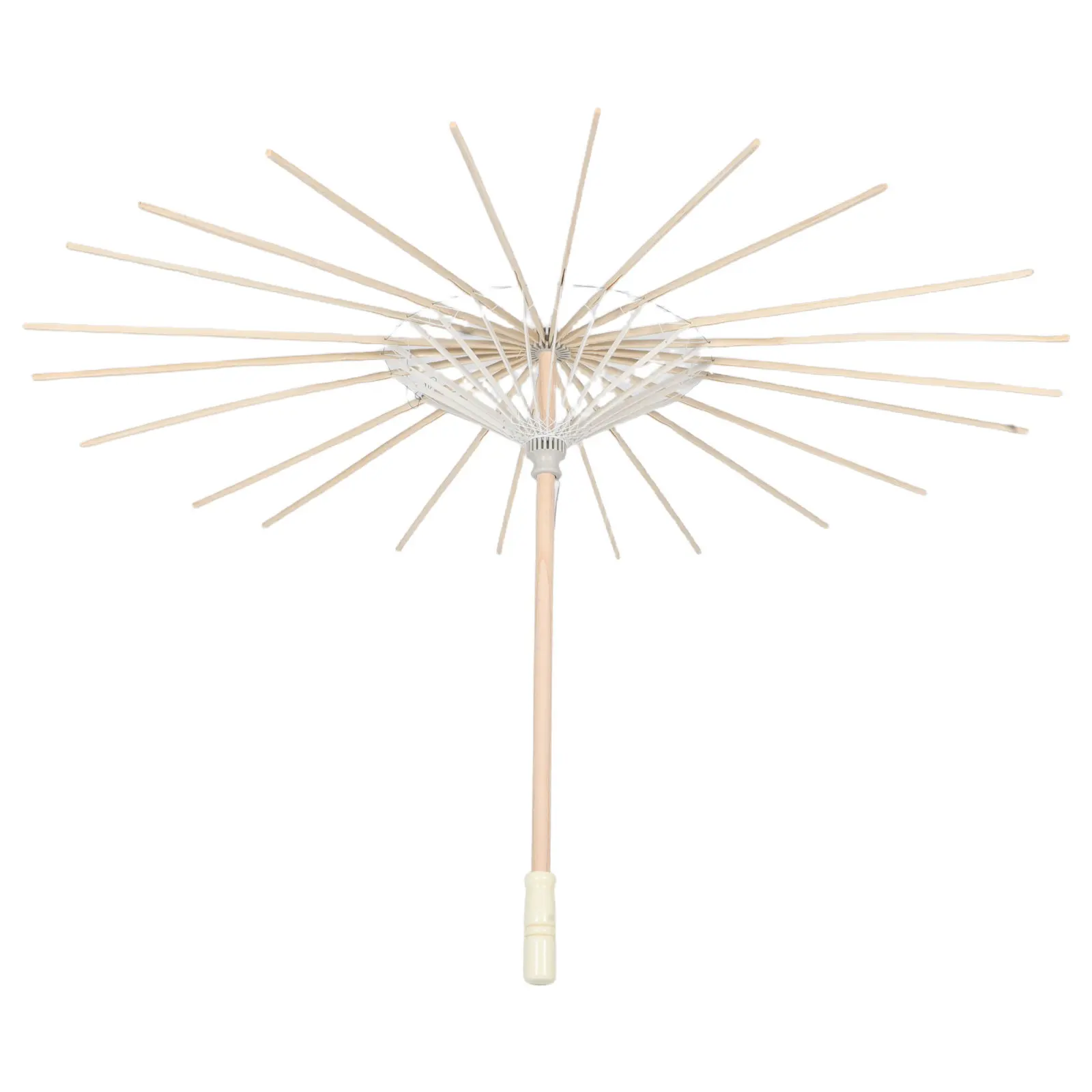 

Бамбуковая каркасная конструкция для зонта из промасленной бумаги ручной работы, сменная декоративная основа для зонта, для DIY, свадеб, вечеринок, сцены