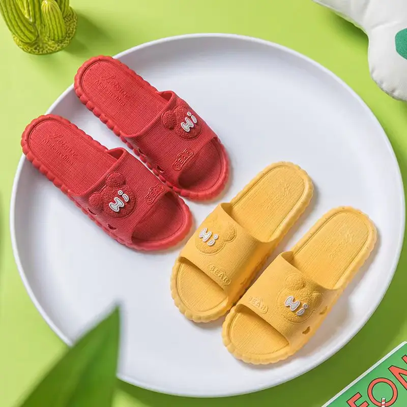 Home Slipper Female Soft Bottom Bathroom Slippers Walk Around Home Couple Slippers House Man Summer Anti-slip Woman Women\'s Lady