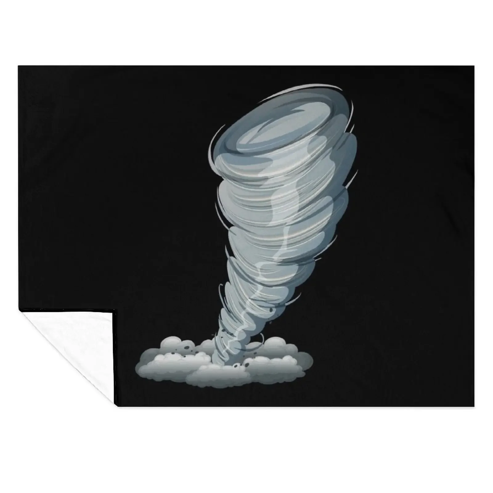 

Tornado Storm Weather Gift Throw Blanket Cute Plaid Blankets For Bed Summer Beddings manga Blankets