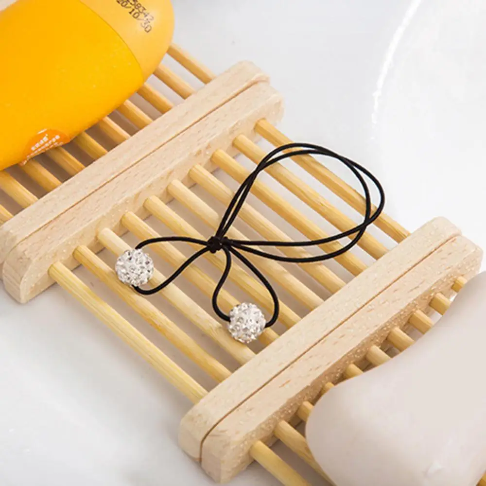 Bandeja de almacenamiento de esponja de jabón de madera Natural, soporte de drenaje, organizador de cocina de baño, platos de jabón portátiles, gran oferta