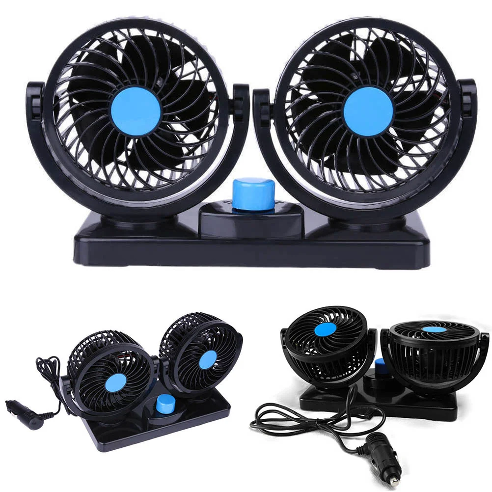 

12 V 12v Car Fan Cooling Air Conditioning Portable for Auto Shake Your Head Automatic