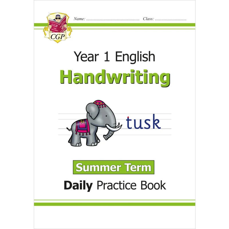 

New KS1 Handwriting Daily Practice Book Year 1 Summer Term CGP Books Coordination Group Publications 9781789085440 Book
