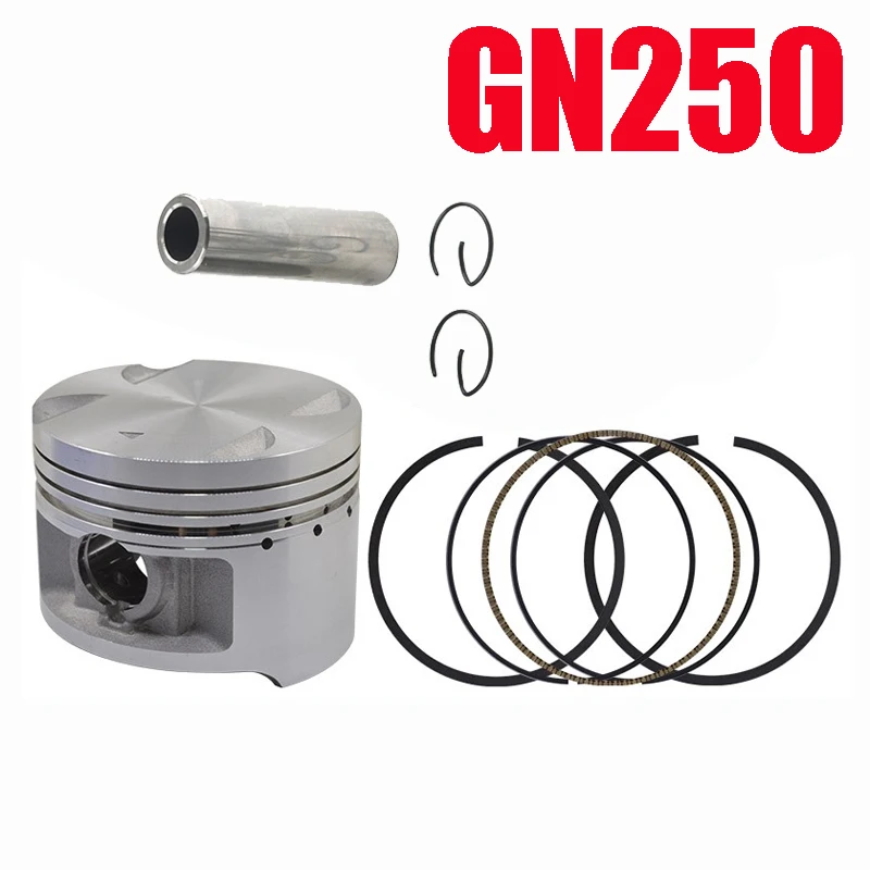

Motorcycle Piston Ring for Haojue Lifan Suzuki Jingcheng Qingqi GN250 TU250 GZ250 SP250 WJ250 Intrunder250 Motorbike Piston Kit