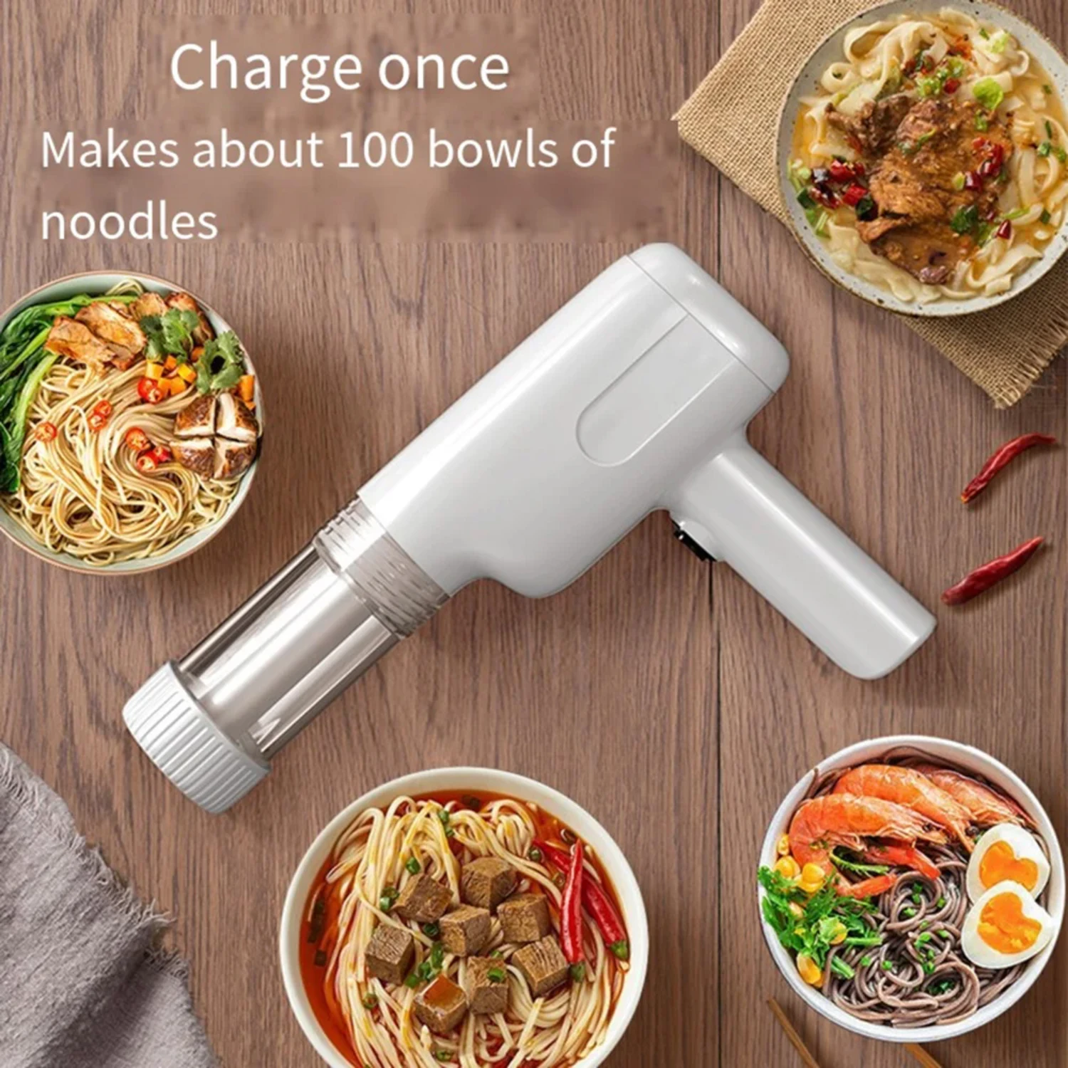 Household  Pasta Maker Machine Auto Noodle Maker for Kitchen Pasta Detachable Easy Clean Pasta maker