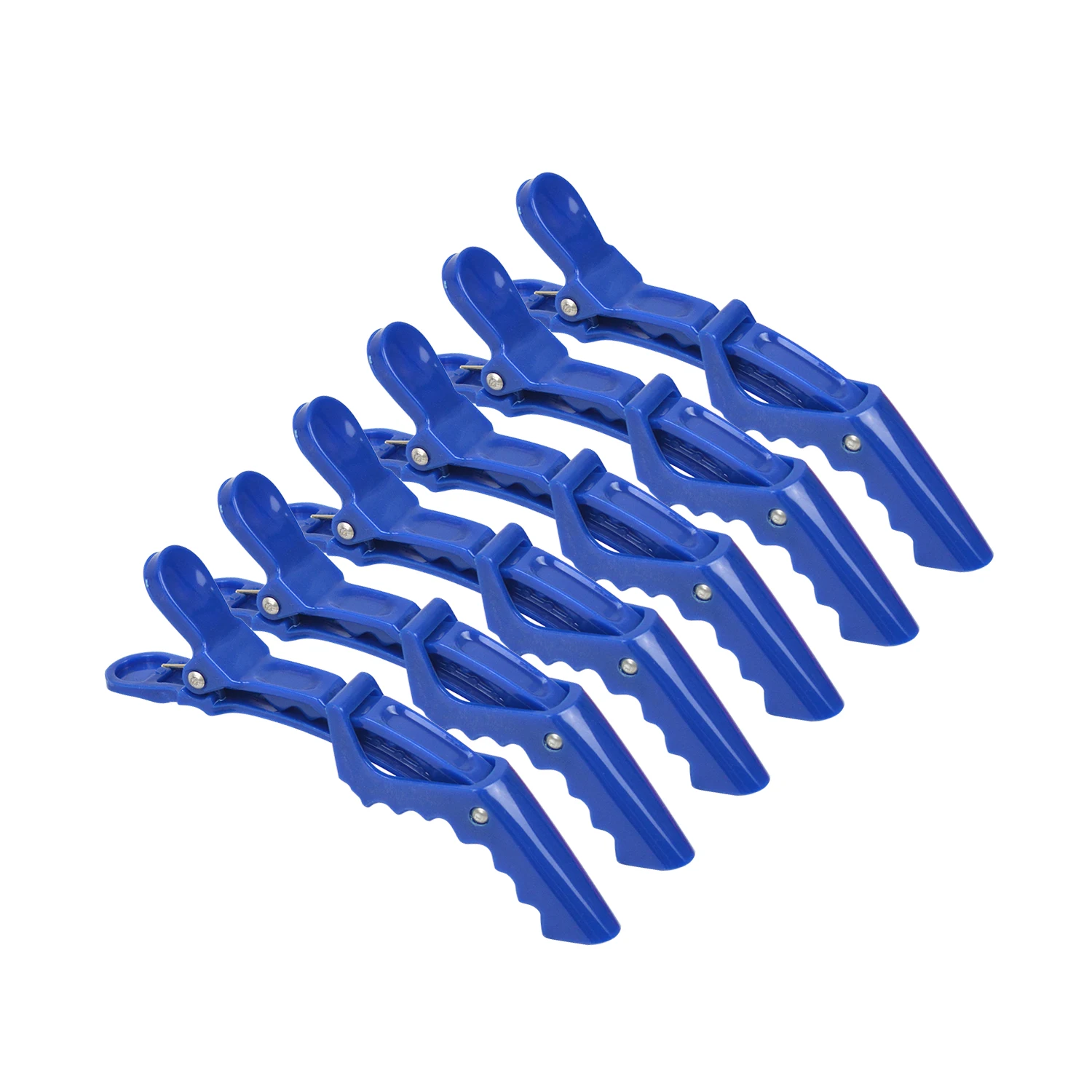 6 Pcs Plastic Hair Clip Non-Slip Alligator Hair Clamps Clips Professional Hairdressing Styling Tool