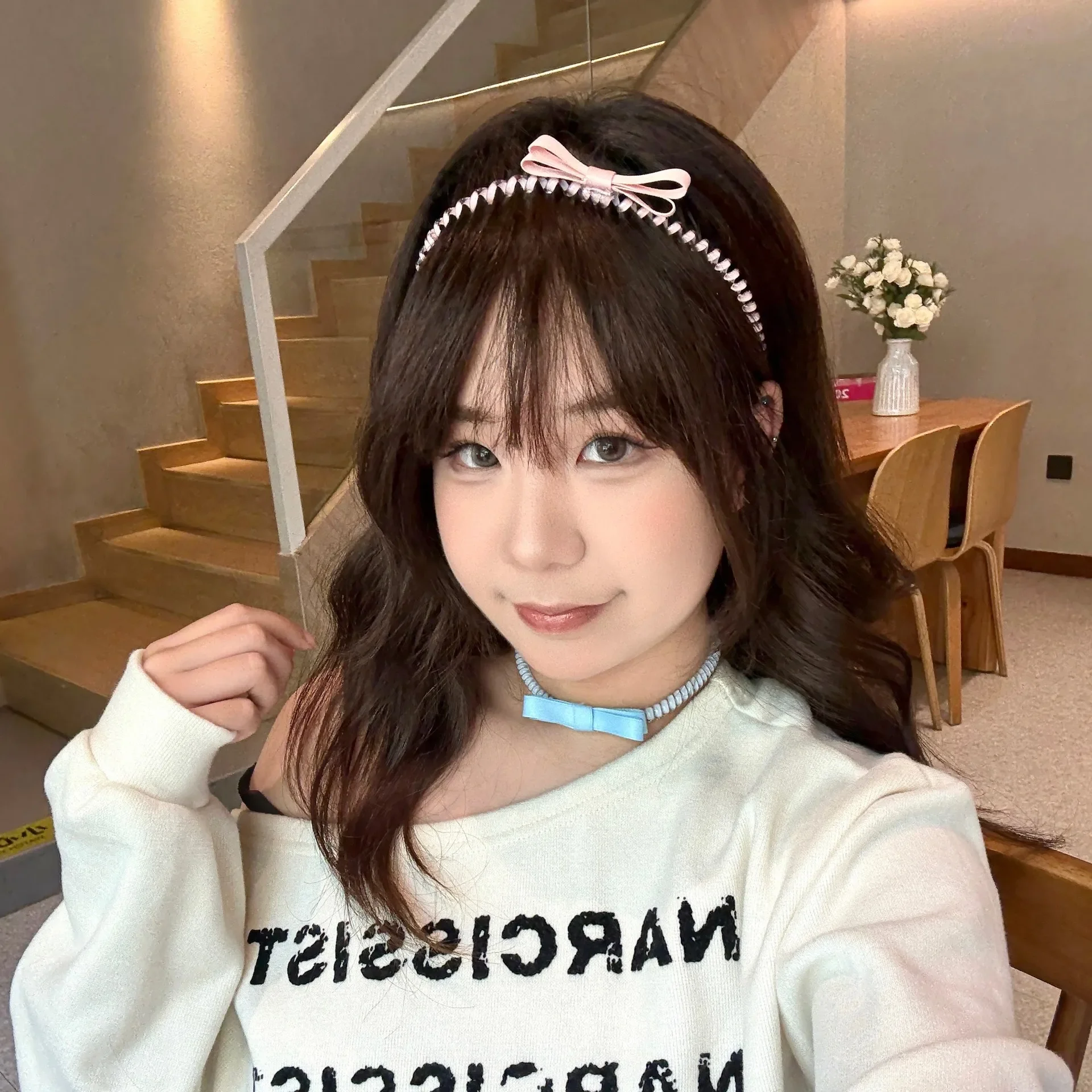 

FANYIN Korean Fashion Bow Phone Line Multifunctional Headband Hair Accessories Girls' Day Gifts