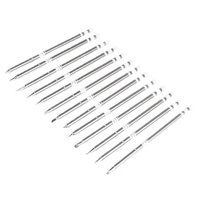 Darmowa wysyłka T12 Elektryczne grotki lutownicze T12-K B2 BC2 ILS JL02 D24 KF BC3 C4 Do Hakko fx951 DIY Zestawy stacji lutowniczych