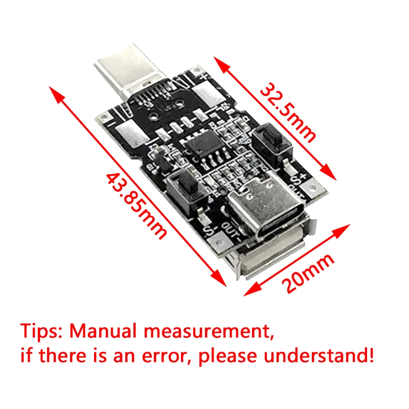 PD2.0/3.0 Decoy typec pd Fast charge trigger module Induction line motherboard 9V12V15V20V adjustable