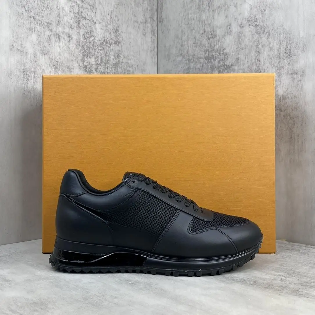 Unisex Solid Black Splicing Breathable Sports Casual Shoes, Anti-slip Serrated Thick Sole Lightweight Outdoor Walking Commute Shoes