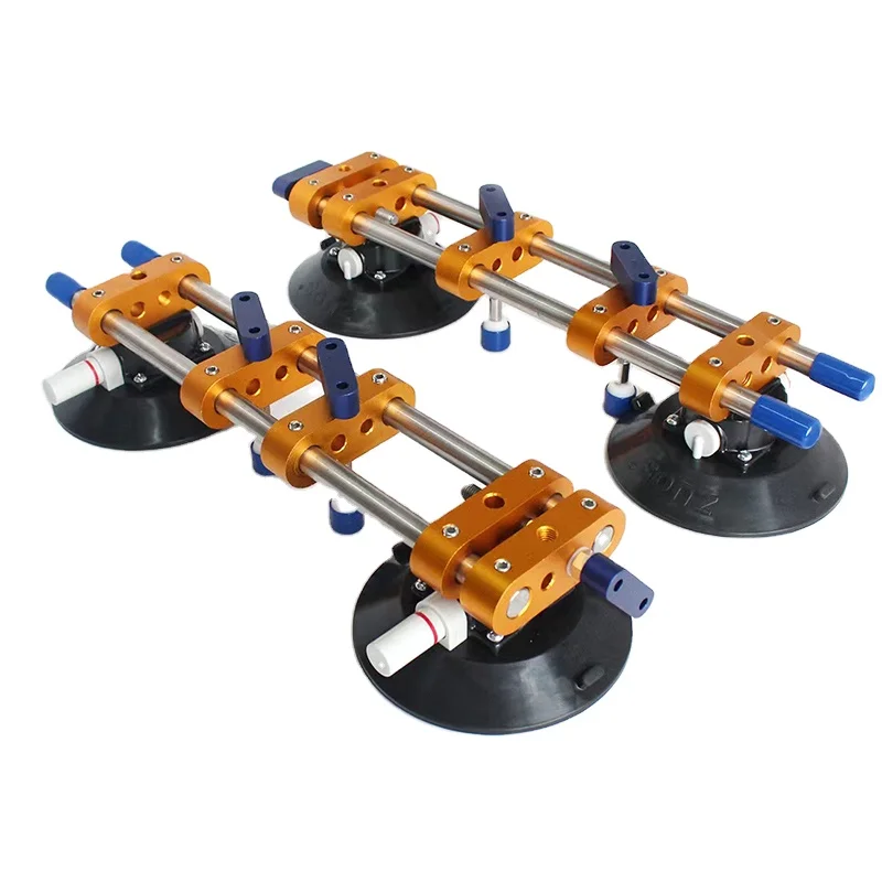 Stone Gluing Tool 6 Inch Adjustable Suction Cup Manual Seam Setter for Stone Slab Seam Joining Leveling