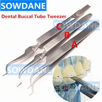 Soporte de pinzas de unión de tubo bucal Posterior de ortodoncia Dental, herramienta de ortodoncia Dental de acero inoxidable