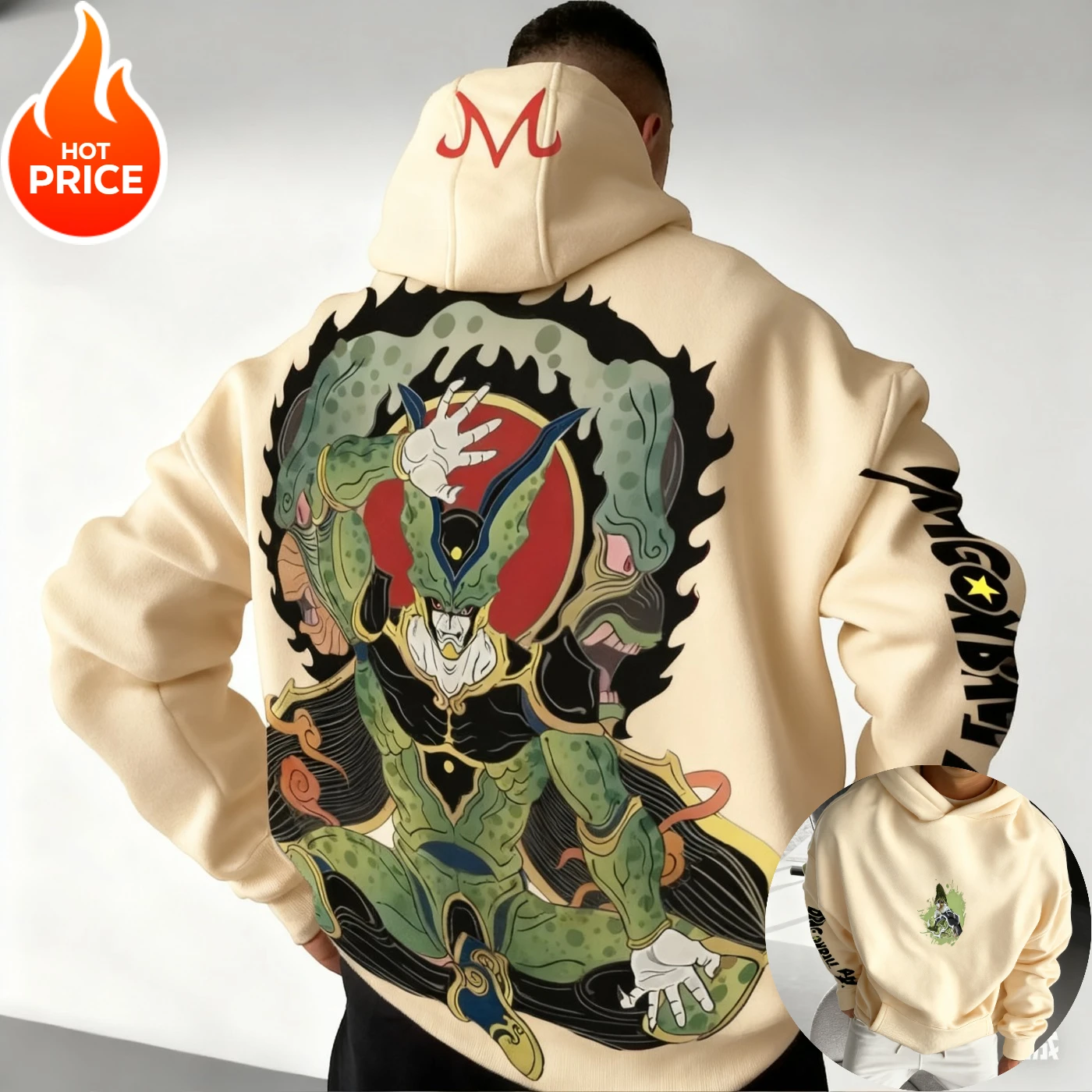 

Super Saiyan Dragon Ball Harajuku Streetwear Vintage Autumn Men Hoodie Winter Women Oversized Hooded Sweatshirt Long Sleeve Top