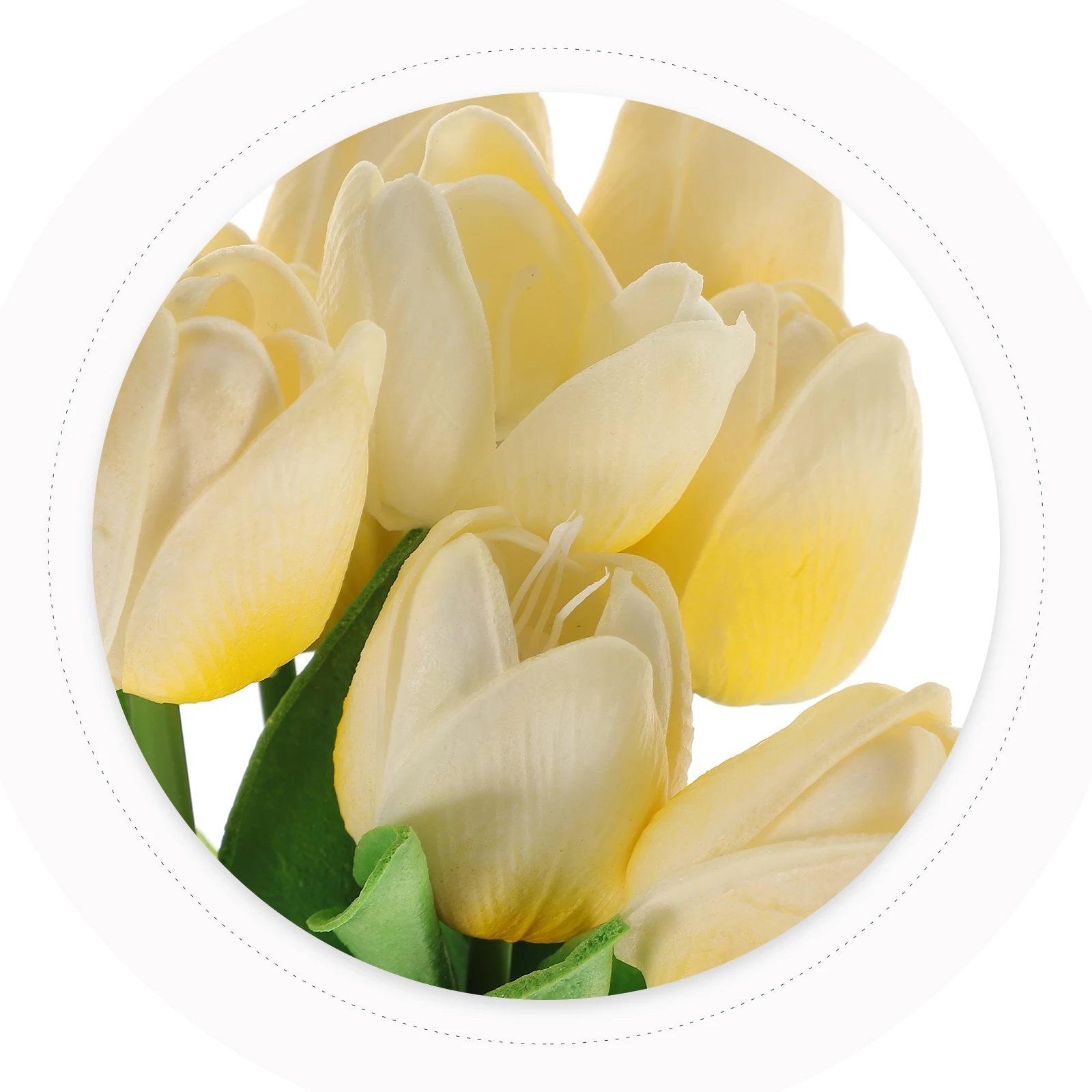 

10 Pcs Simulation Tulip Artificial Flowers Fake Bouquet Large Real Touch Tulips Pu Faux