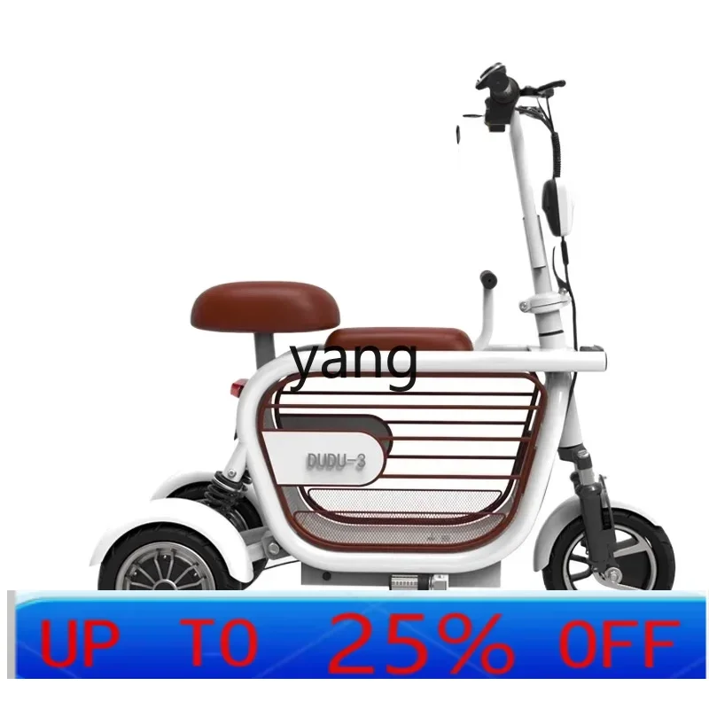 LTT folding electric three or four wheelers small adult mini transport driving battery skateboard