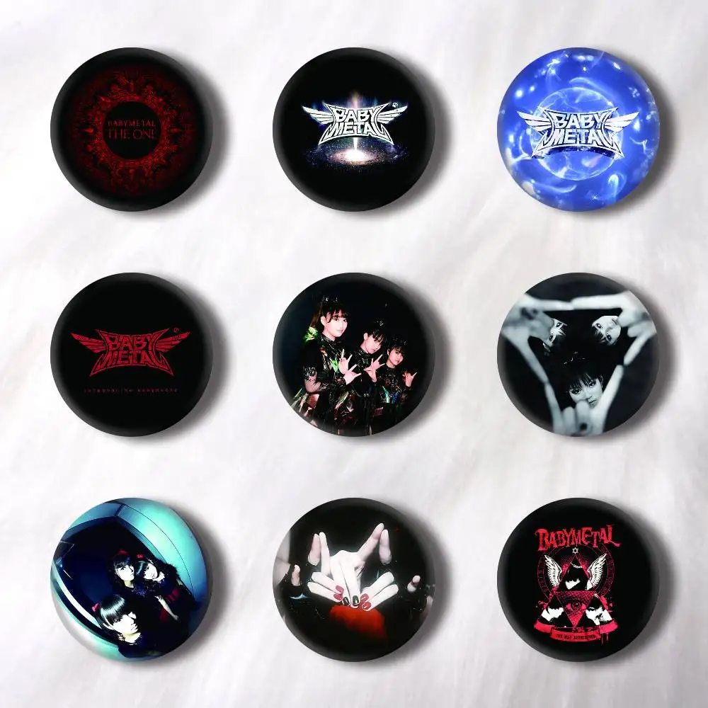 Band Babymetal Japanese Rock Creative Round Button Badges Pin Brooch Backpack Jewelry Gift
