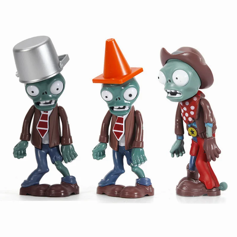 Plants Vs Zombies Figures Gargantuar Dr. Zomboss Yeti Peashooter Chomper Sunflower Action Figure Zombies Toys Kids Birthday Gift