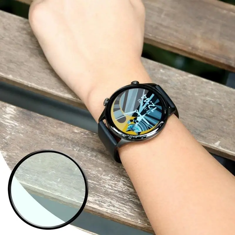 Protetor de tela cheia para smartwatch, sem bolhas, capa protetora de relógio, guarda para Solar Lite Smart, 0,33mm