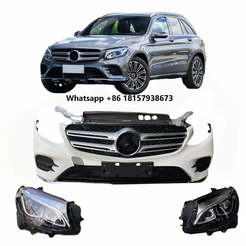 

for GLC w253 sports car bumper radiator grille brake light bumper front panel assembly