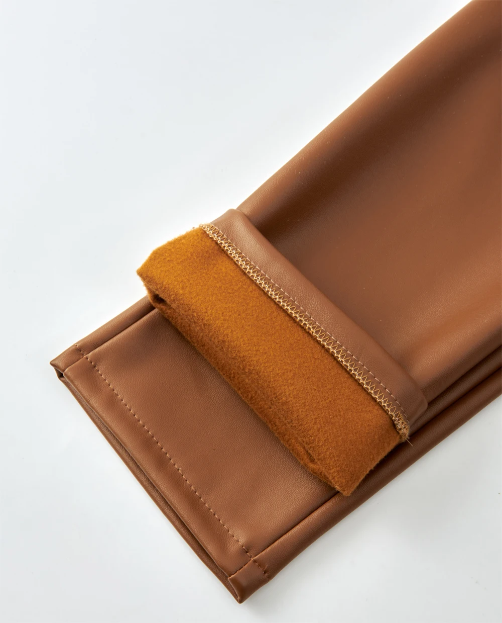Herren-Lederhose, schmale Passform, elastisch, modisch, PU-Lederhose, Motorrad- und Bikerhose, wasserdicht – Detail 8