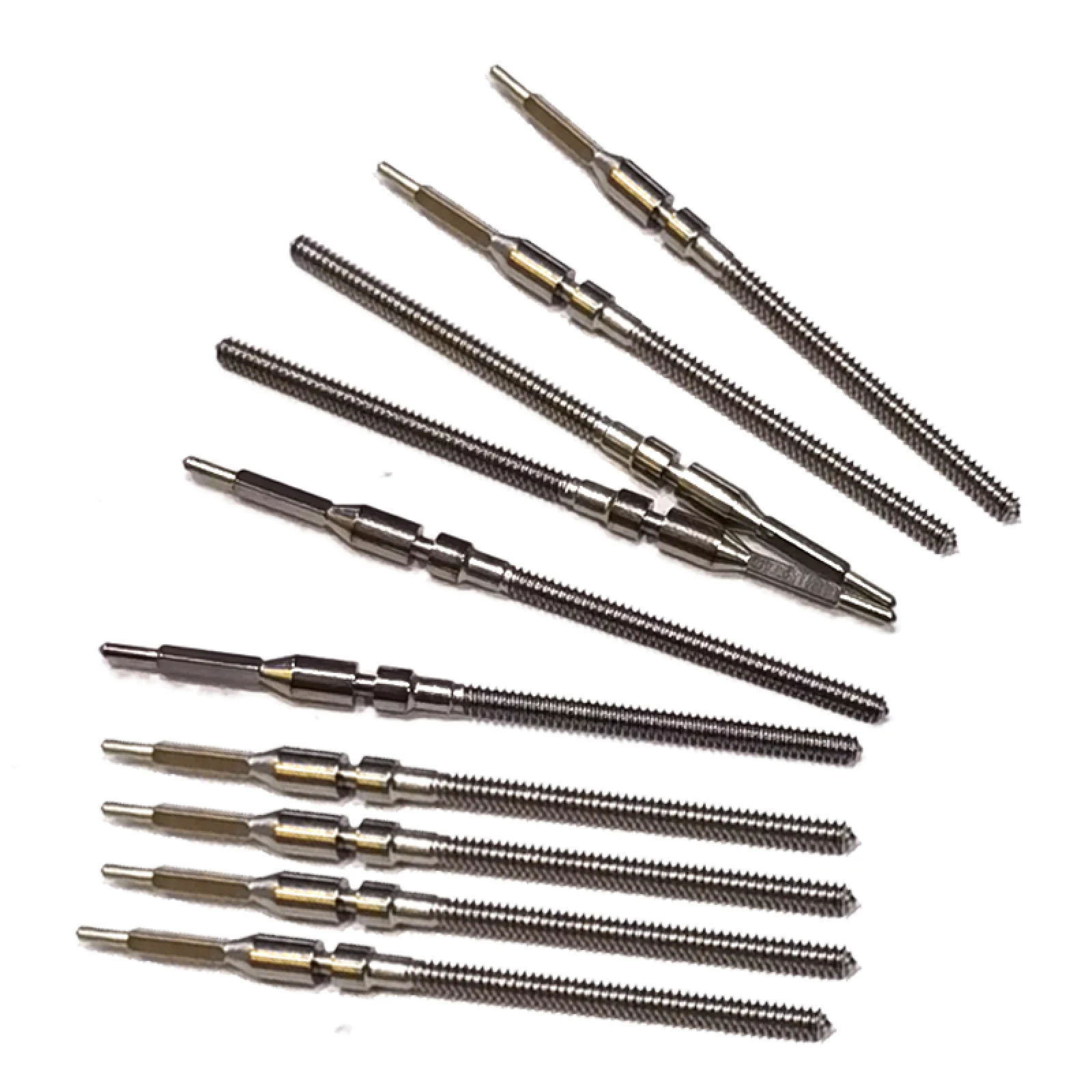 Miyota 8200 8215 시계 무브먼트 액세서리 10Pcs 시계 줄기 교체 수리 부품 고품질 스틸 줄기