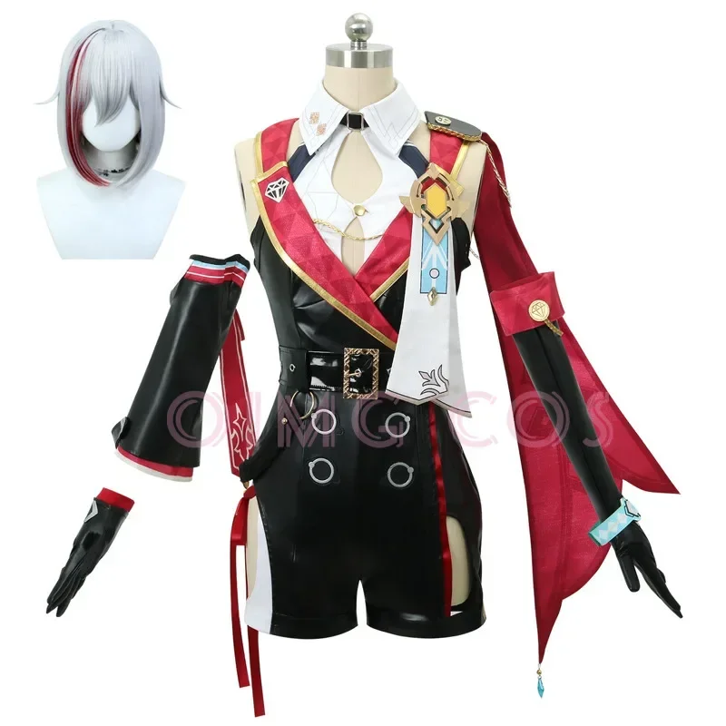 

Honkai Star Rail Topaz Cosplay Costume Carnival Adult Uniform Anime Halloween Party Masquerade Costumes Women Game