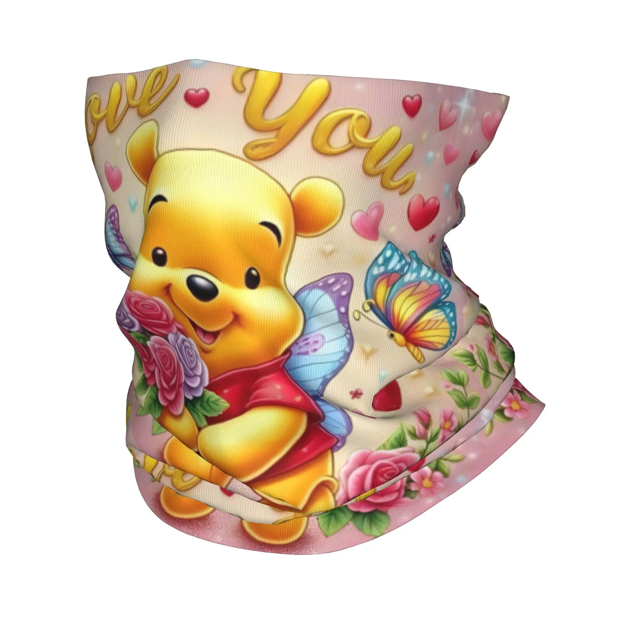 

Winnie The Pooh Bandana Neck Gaiter for Ski Camping Women Men Wrap Scarf Balaclava Warmer Face Scarf Cover