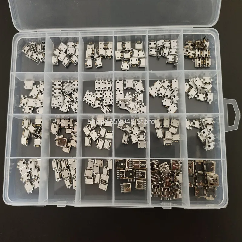 240 יח'\קופסא 24 דגמי הלחמה micro usb עבור mp3/4/5 huawei Samsung sd לטבול שקע אביזרים דיזי