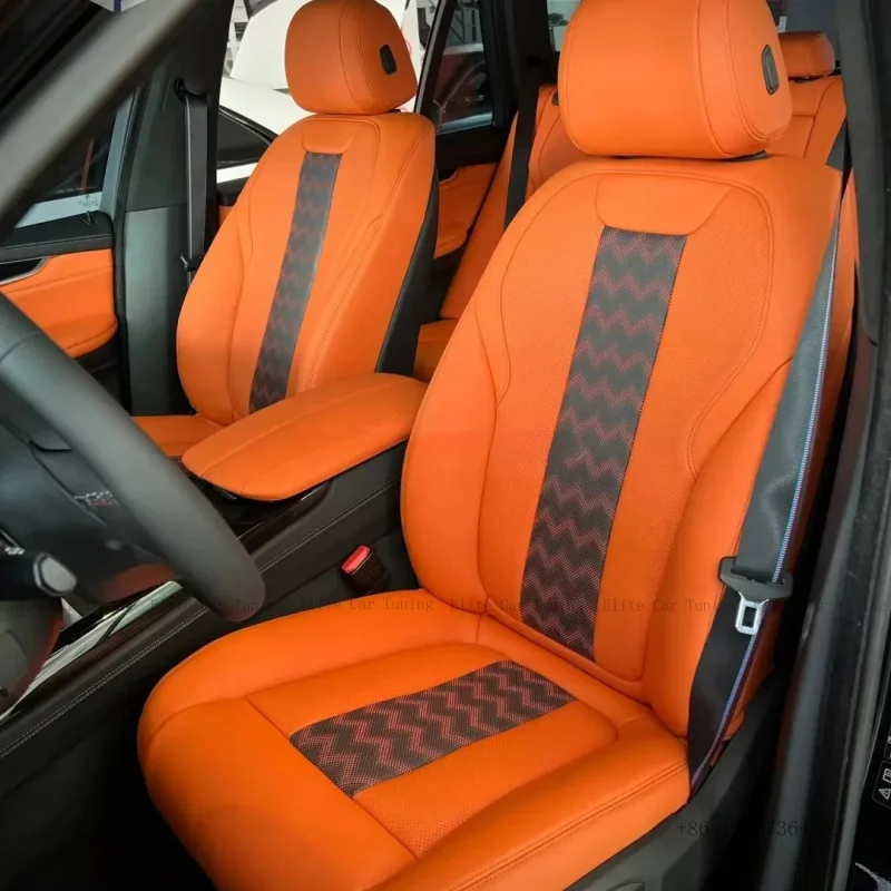 

High Quality Luxury Car Sport Racing Bucket Seat Covers Leather Cover and Sponge for BMW M3 M4 M5 M6 X3 X5X6M Car Series Upgrade