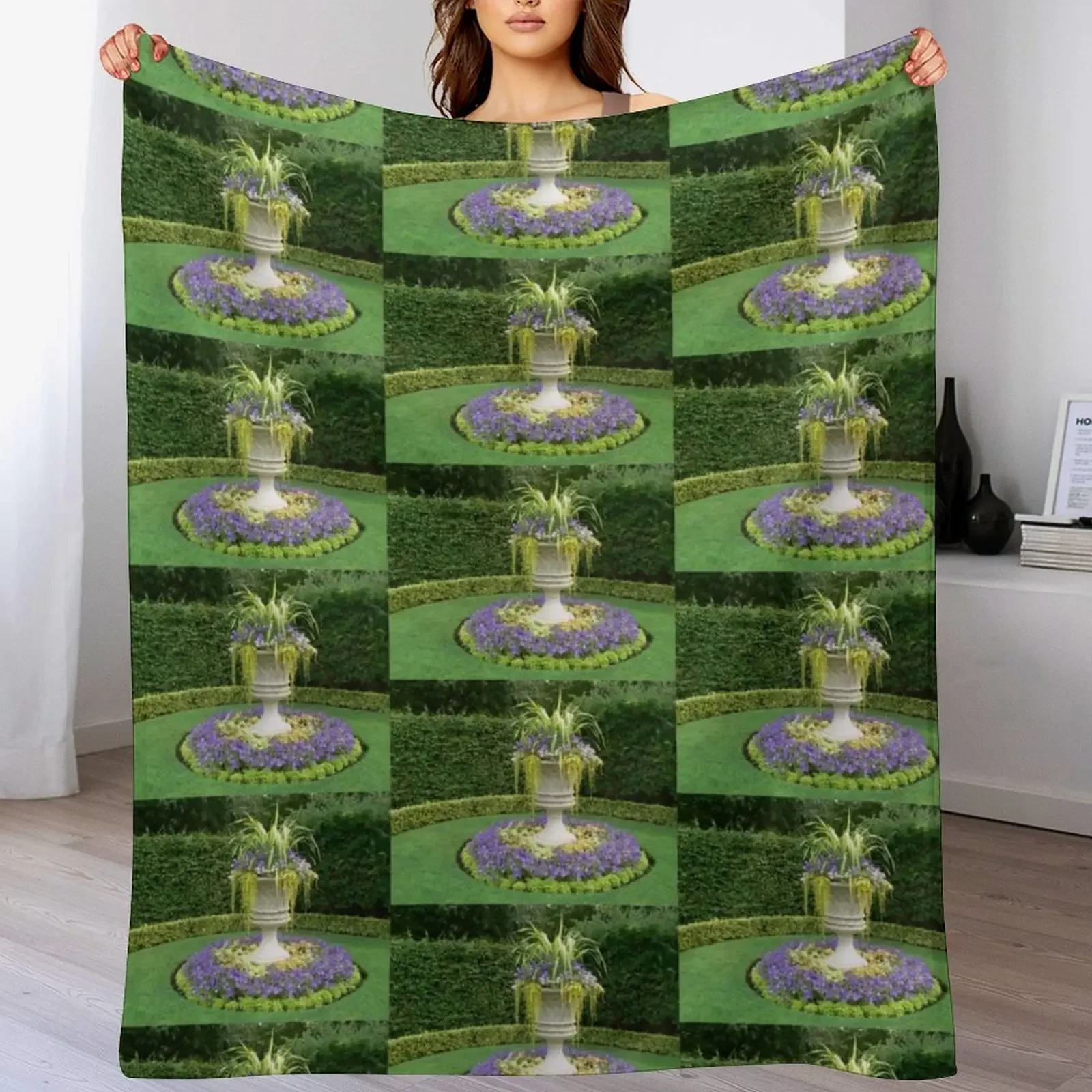 

New Regent's Park, London Throw Blanket bed plaid Luxury Brand Large Blankets
