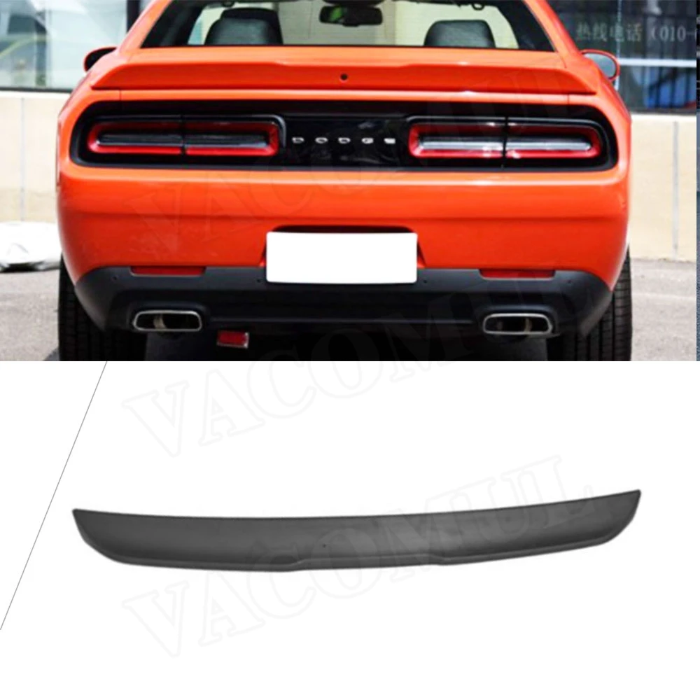 

Автомобильный спойлер VACOMUL, подходит для Dodge Challenger SPT 2011-2014, высококачественное украшение заднего крыла, черный задний спойлер багажника