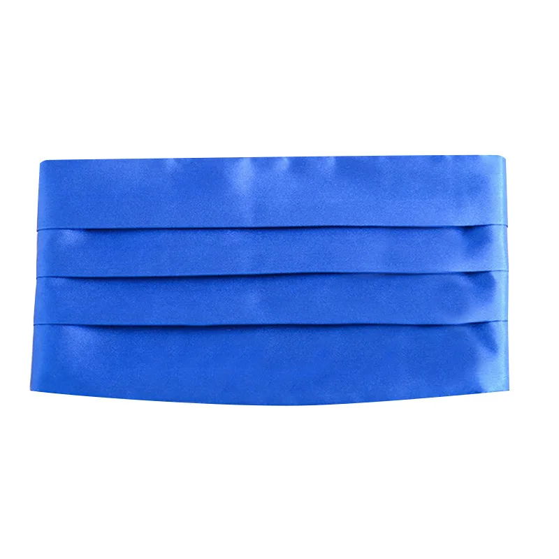 Silky Satin Cummerbund Golden Yellow Men's Elastic Bellyband Tuxedo Cummerbunds for Formal Wedding Prom Dinner Party