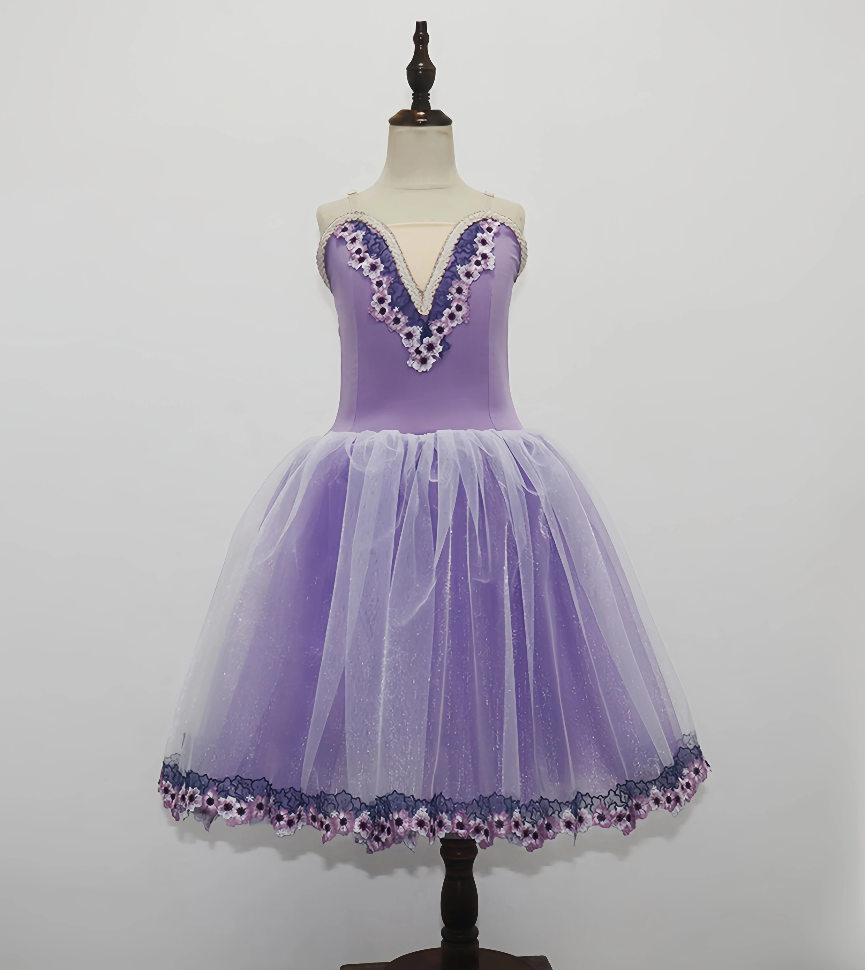 

Профессиональное балетное платье-пачка для девочек, длинное платье балерины, костюм для выступлений, танцевальная одежда «Лебедь» для детей