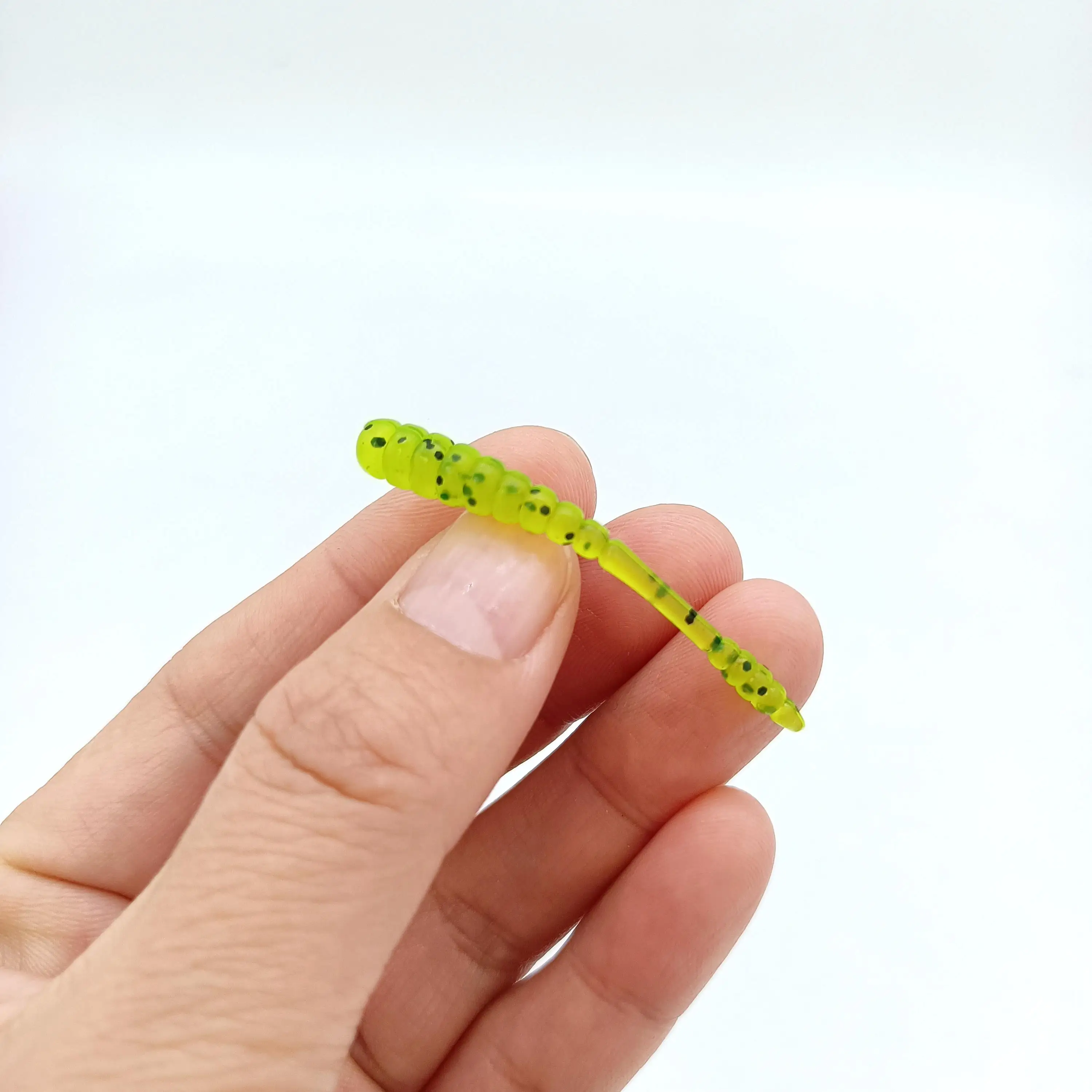 DUODUOYU 10PCS Neue Ajing Weiche Angeln Locken 48mm 0,5g Mini Kunststoff Köder Rockfishing Stream Fluss Meer künstliche Köder Angeln Locken – Detail 4