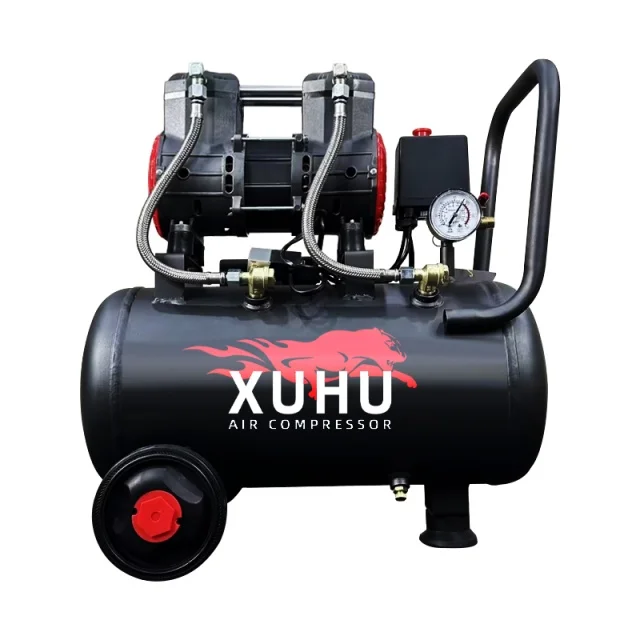 Piston Air Compressor 30-Liter Oil-Free Paint Spray Gun Engine & Motor Core Components Oil-Less Air-Compressor